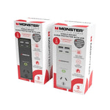 Monster 1-Port+USB Surge White DS-MTFPSPU30WW
