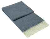 Chiswick Throw - Merino Wool/Cashmere - Navy V164-CH14