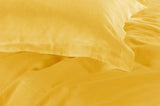 Tailored 1000TC Ultra Soft King Single Size Yellow Duvet Quilt Cover Set V493-KSB-21