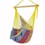 Mayan Legacy Extra Large Outdoor Cotton Mexican Hammock Chair in Confeti Colour V97-HSCHCONFETI