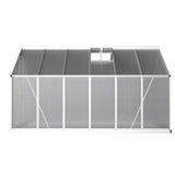 Greenfingers Greenhouse 3.6x2.5x1.95M Aluminium Polycarbonate Green House Garden Shed GH-ALU-C-362X250-AB