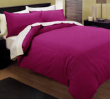 Kingtex Pintuck Quilt Cover Set Fushia Queen V442-KIT-QUILTCS-PINTUCK-FUSHIA-QS