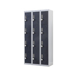 12-Door Locker for Office Gym Shed School Home Storage - 4-Digit Combination Lock V63-839041
