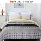 Brie Lilac Grey Quilt Cover Set KING V442-ABR-QUILTCS-BRIE-LILAC-KI