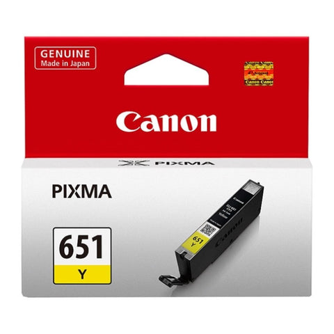 CANON CLI651 Yellow Ink Cartridge V177-D-CI651Y