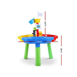 Keezi Kids Sandpit Pretend Play Set Outdoor Sand Water Table Beach Toy PLAY-MAST-BU