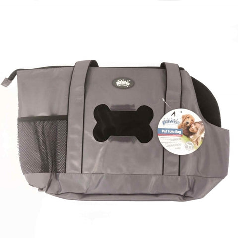Factory Seconds Pet Tote Bag Dog Cat Puppy Purse Carrier Foldable Travel Grey Shoulder Handbag V238-SUPDZ-32888116412496