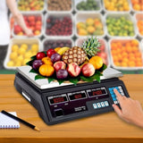 SOGA Digital Commercial Kitchen Scales Shop Electronic Weight Scale Food 40kg/5g SCALE40KG