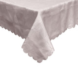 Rosie Taupe Luxury Jacquard Tablecloth 150 x 210 cm V442-ABR-TABLEC-ROSIE210-TAUPE-RE