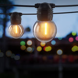 50m Solar Festoon Lights Outdoor LED String Light Xmas Wedding Garden Party LIGHT-B-SOLAR-G45-50-WW