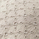 Bedding House Chelsy Sand Square Filled Cushion 40cm x 40cm V442-HIN-CUSHION-CHELSY-SAND-SQ