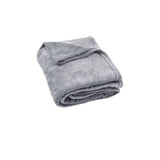 Light Weight Coral Fleece Throw Rug 150x200 cm Silver V442-ABR-THROW-CORALFLEECE200CM-SILVER-RE