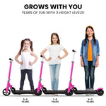 ROVO KIDS Electric Scooter Lithium Ride-On Foldable E-Scooter 125W Rechargeable, Pink V219-TRNESCRVM2PA