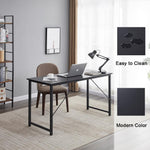 YES4HOMES Computer Desk, Sturdy Home Office Gaming Desk for Laptop, Modern Simple Style Writing V278-M7911B-OFFICE-DESK