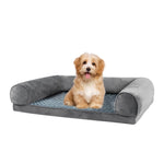 PaWz Pet Bed Sofa Dog Beds Bedding Soft M Grey Medium PT1027-M-GY