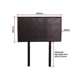 PU Leather Single Bed Headboard Bedhead - Brown V63-768075