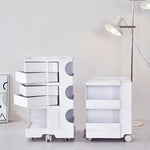 ArtissIn Storage Trolley Bedside Table 3 Tier Cart Boby Replica White AI-PP-TROLLEY-S-WH