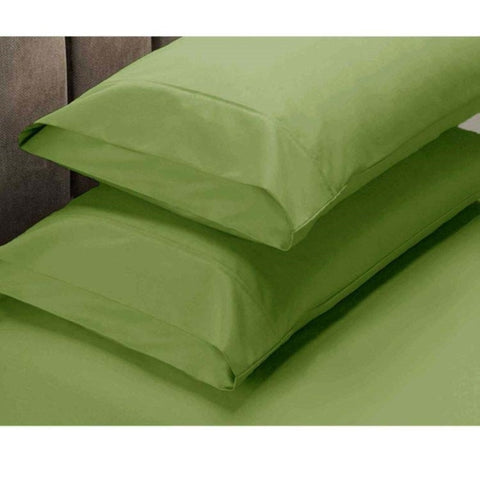 Apartmento 225TC Fitted Sheet Set King Lime plus 2 Pillowcases V442-INT-FITTEDSS-225TCBASICS-LIME-KI