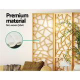 Artiss 4 Panel Room Divider Screen 162x170cm Clover Natural RD-4016-4P-NT