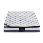 Double Mattress Latex Pillow Top Pocket Spring Foam Medium Firm Bed V43-MAT-LPTN-D