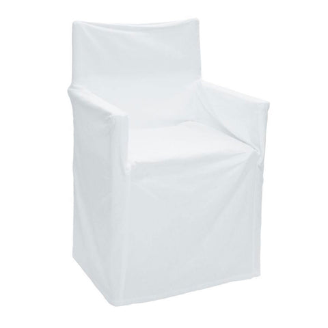 IDC Homewares Cotton Director Chair Cover White V442-IDC-COUCHC-DIRECTORPLAIN-WHITE-SH