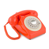 GPO Retro 746 Rotary Telephone - Orange V398-GPO-ROTY-ORG