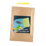 4X Fish Tank Moss Scrubber Scraper Iron Glass Acrylic Algae Cleaner Brush V274-AQ-MF-SCRUB-GN