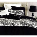 Canterbury Quill Quilt Cover Set King V442-LDE-QUILTCS-QUILL-BLACK-KI