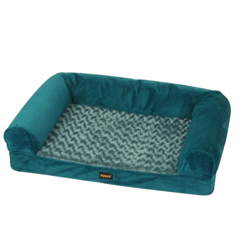 PaWz Pet Bed Sofa Dog Bedding Soft Warm L Blue Large PT1027-L-BL