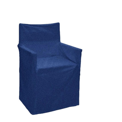 IDC Homewares Cotton Director Chair Cover Blue V442-IDC-COUCHC-DIRECTORPLAIN-BLUE-SH