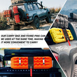 X-BULL Recovery tracks kit Boards Sand Mud Trucks 6pcs strap mounting 4x4 Sand Snow Car green GEN3.0 V211-AU-RT017