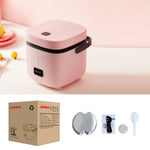 1.2L Mini Rice Cooker Travel Small Non-stick Pot For Cooking Soup Rice AU STOCK V201-HL0001-PINK