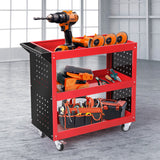 Traderight Portable Tool Trolley Cart Workshop Trolly Red 150KG Maxload HW0199-RD-WAISTBAND