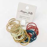 MANGO JELLY Kids Hair Ties - Classic Forest - Six Pack V659-HT-3CM-30P-CLASSIC-FOREST-6-L