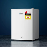 Devanti Upright Freezer Portable Refrigerator Home Office Mini Fridge Cooler 60L UPF-60L-WH