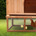 Furtastic Large Wooden Chicken Coop & Rabbit Hutch With Ramp WCC-JOY-005-LHR