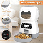 YES4PETS 3.5L Visible Automatic Digital Pet Dog Cat Feeder Food Bowl Dispenser V278-PF-125-FEEDER-6009-0573