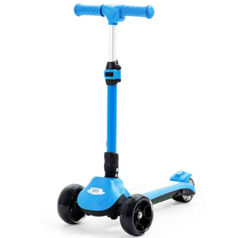 ROVO KIDS 3-Wheel Electric Scooter, Ages 3-8, Adjustable Height, Folding, Lithium Battery, Blue V219-TRNESCRVM1BA