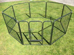 YES4PETS 80 cm Heavy Duty Pet Dog Cat Puppy Rabbit Exercise Playpen Fence V278-HPL81