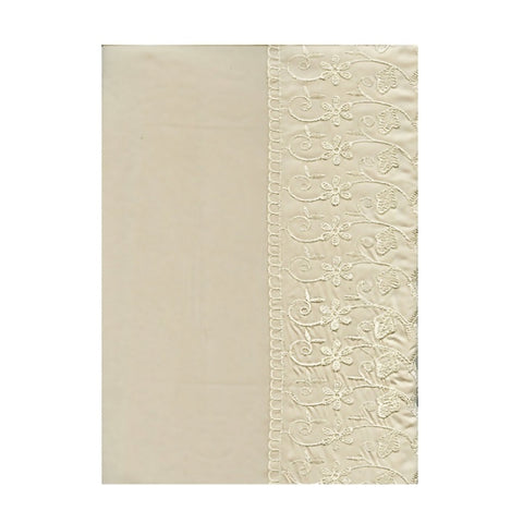 Essentially Home Living Microlace Cream Quilt Cover Set Single V442-INT-QUILTCS-MICROLACE-CREAM-SB