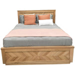 Rosemallow King Size Bed Parquet Solid Messmate Timber Wood Frame Mattress Base V315-VO-HIGH-12