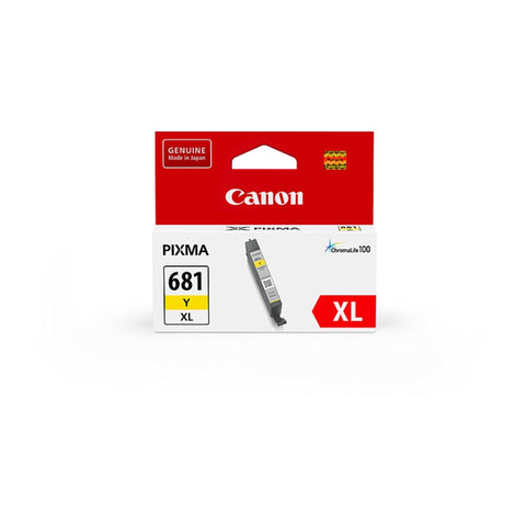 CANON CLI681XL Yellow Ink Cartridge V177-D-CI681XLY