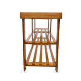 Bamboo Shoe Rack Wooden Bench Storage Organiser Cabinet Holder Stool V63-843071