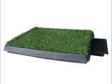 YES4PETS Indoor Dog Toilet Grass Potty Training Mat Loo Pad pad with 3 grass V278-PP5163-3GRASS