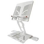 Adjustable Laptop Stand Foldable Tablet Book PC Holder Desk WHITE V274-OF-GB-PELSTD-WH