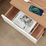 Bedside Table with Powerboard & USB Ports V178-100038