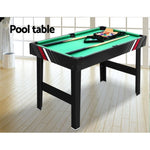 4-in-1 Games Table Soccer Foosball Pool Table Tennis Air Hockey Home Party Gift SOCCER-4T-121-4IN