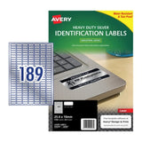 AV LsrLbl Slv L6008 189Up Pk20 DS-AV959200