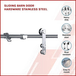 Sliding Barn Door Hardware Stainless Steel V63-827471