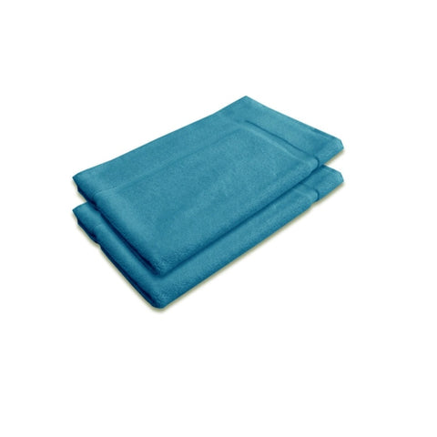 800GSM Set of 2 Cotton Bath Mat Sea V442-ABR-BATHM-SETOF2800GSM-SEA-RE